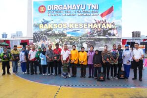 Ribuan Masyarakat  Terima Layanan Baksos Kesehatan Hut Tni Ke 80 Di Monas