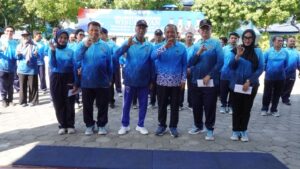 Kebersamaan di Kampus Laut Biru: Senam Pagi, Ulang Tahun, dan Silaturahmi Bersama Pejabat Yayasan Nala