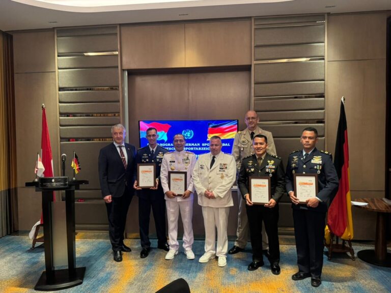 Pangkoarmada II Dianugerahi German Sport Medal, Apresiasi Dedikasi dalam Misi UNIFIL